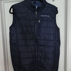 Vineyard Vines Youth Navy Quilted Vest